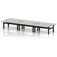 Air 1600x800 Sit-Stand 6-Person Bench Desk