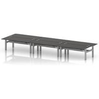 Air 1800 Sit-Stand Bench Desk with Carbon Ports