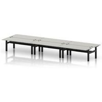 Air 1800x800 Sit Stand Bench Desk - Dove Grey
