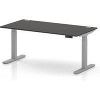 Air Height Adjustable Desk 1600x800mm Carbon Grey