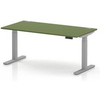 Air Height Adjustable Desk - Moss Green, 1600x800mm
