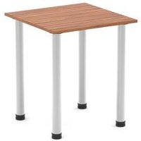 Impulse 600mm Walnut Square Meeting Table