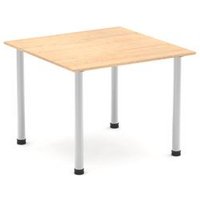 Impulse 1000mm Square Meeting Table with Maple Top