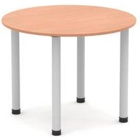 800mm Round Table Beech Top Post Leg