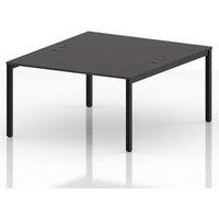 Impulse 2 Person Bench Desk in Carbon Grey