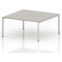 Bench B2B 2 Person 1600 Frame Bench Desk Dove Grey