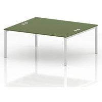 Bench B2B 2 Person 1800 Frame Bench Desk Moss Green