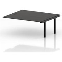 Impulse 1800mm Bench Desk Extension Kit in Black and Carbon Grey