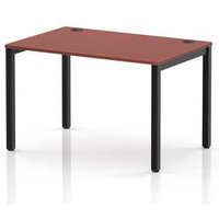 Impulse Single Row Bench Desk 1200mm in Brick Red