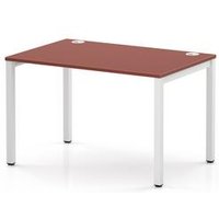 Bench Single Row 1200 Frame Office Bench Desk Brick Red