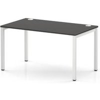 Bench Single Row 1400 Frame Bench Desk Carbon Grey