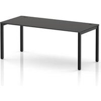 Impulse Bench Single Row Desk in Carbon Grey
