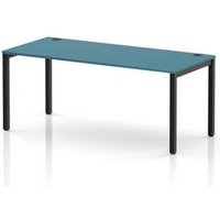 Impulse Single Row Bench Desk - Dark Teal