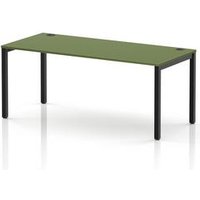 Impulse Single Row Bench Desk in Moss Green