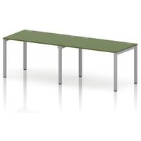 Impulse Bench Desk for 2 People in Moss Green