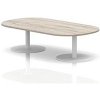 Italia 1800mm Grey Oak Effect Boardroom Coffee Table