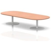 Italia 2400mm Beech Top Boardroom Coffee Table