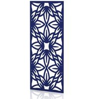 SCH! Acoustic Wall Panel - Flower Design - Cobalt Blue
