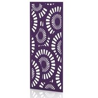 SCH! Sunburst Acoustic Wall Panel - Plum Purple