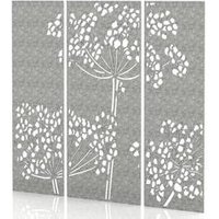 SCH! Wildflower Acoustic Wall Panels - Pebble Light Grey (3 Pack)