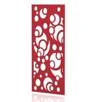 SCH! Acoustic Hanging Wall Panel - Poppy Red Bubbles