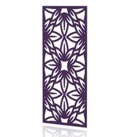 SCH! Acoustic Hanging Wall Panel - Plum Purple Flower Design