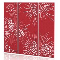 SCH! Acoustic Hanging Wall Panels - Poppy Red (3 Panels)