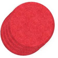 Sch Acoustic Wall Tile Set 4 Bevelled Edge Circle