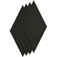 Sch Acoustic Wall Tile Set 4 Bevelled Edge Diamond