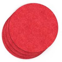 SCH! Acoustic Wall Tiles - Poppy Red (Set of 4)