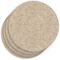 SCH! Acoustic Wall Tiles - Beige Circle Design (Set of 4)