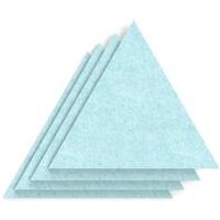 SCH! Acoustic Wall Tiles - Sky Blue Triangle Set of 4