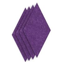 Sch Acoustic Wall Tile Set 4 Square Edge Diamond