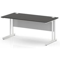 1600 x 800 Office Desk Carbon Grey Top Cantilever Leg