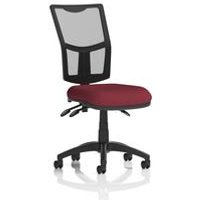 III Lever Operator Chair Mesh Back Seat Chilli