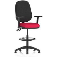 Eclipse Plus II Lever Task Operator Chair With High Rise Draughtsman