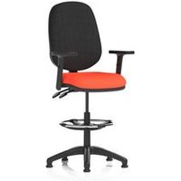 Eclipse Plus II Lever Task Operator Chair With High Rise Draughtsman
