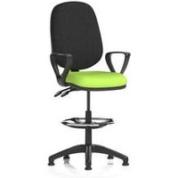 Eclipse Plus II Lever Task Operator Chair With High Rise Draughtsman