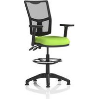 + II Lever Draughtsman Operator Chair Mesh Back Adj Arms