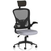Ace Executive Mesh Chair With Folding Arms Bespoke Colour Seat Quest