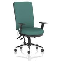 Chiro High Back Chair Adjustable And Folding Arms Back Seat Quest Kelp