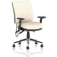 Chiro Medium Back With Height Adjustable Arms Bespoke Colour Back and