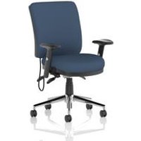 Chiro Medium Back With Height Adjustable Arms Bespoke Colour Back and