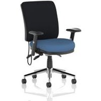 Chiro Medium Back With Height Adjustable Arms Bespoke Colour Seat