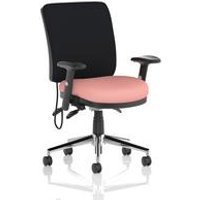 Chiro Medium Back With Height Adjustable Arms Bespoke Colour Seat