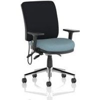 Chiro Medium Back Chair Adjustable Folding Arms Seat Rivet Quench
