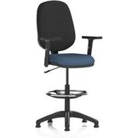 I Lever Draughtsman Operator Chair Adjustable Arms Whelk