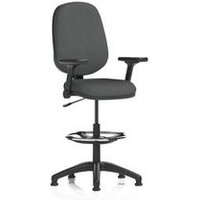 Eclipse+ I Lever Draughtsman Operatot Chair Adj Folding Arms Mussel