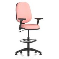 I Lever Draughtsman Operatot Chair Adj Folding Arms Shrimp