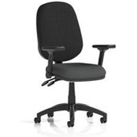 Eclipse + II Lever Operator Chair Adjustable Folding Arms Seat Mussel